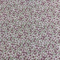 Mauve Floral Quilt Cotton Fabric by Keepsake Calico