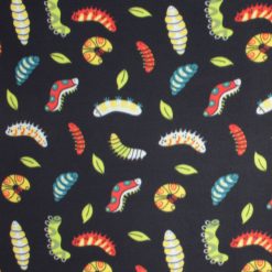 Caterpillars Blizzard Prints Fleece Fabric