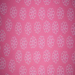 Happy Floral on Pink Quilt Cotton Fabric by Quilter s Showcase