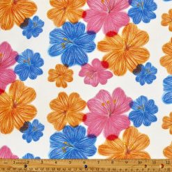 St. Jude Flowers by Coraliz Cotton Fabric