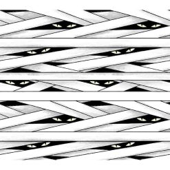 Mummy Eyes Super Snuggle Halloween Flannel Fabric