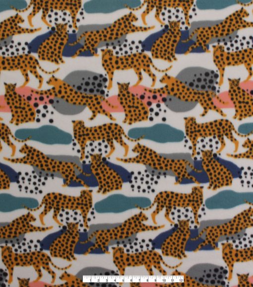 Big Cats Blizzard Fleece Fabric - Image 2
