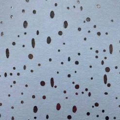 Speckle Blue Foil Flannel Fabric