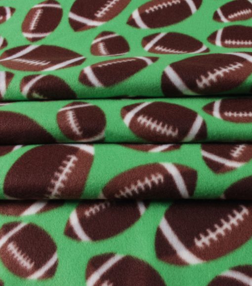 Football Blizzard Fleece Fabric - Image 2