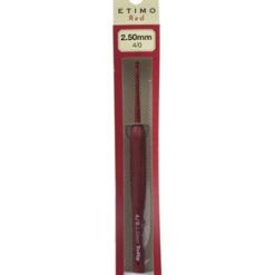 Tulip Etimo Red Crochet Hook W/ Cushion Grip-Size 4/2.50mm