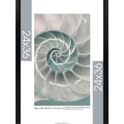 MCS 24 36 Gallery Wide Black Poster Frame