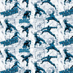 Black Panther Comic Tonal Pop Culture Cotton Fabric
