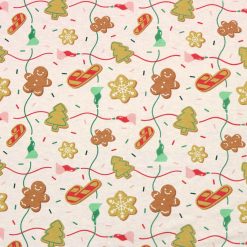 Cookie Frosting Super Snuggle Christmas Flannel Fabric