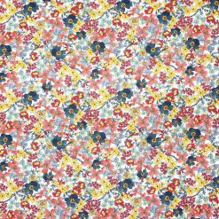 70s Floral on White Quilt Cotton Fabric by Keepsake Calico