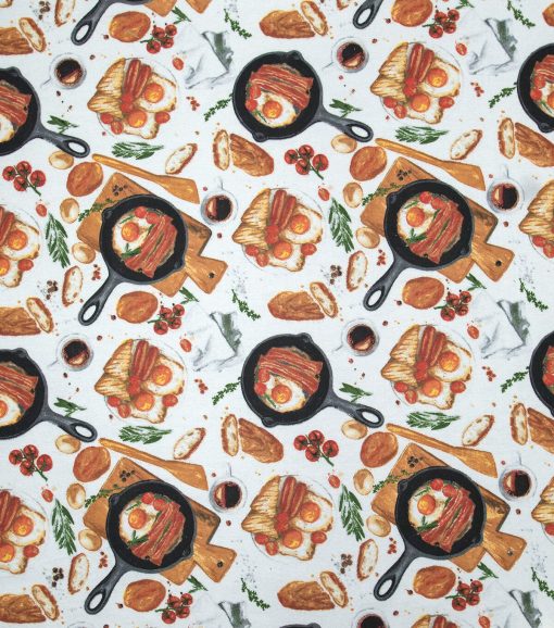 Breakfast Food Super Snuggle Flannel Fabric - Image 2