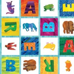 Eric Carle Brown Bear Abc Cotton Fabric
