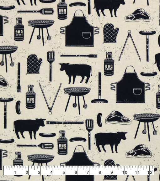 Grill Super Snuggle Flannel Fabric - Image 2