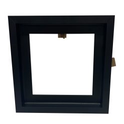 8 x 8 Black Canvas Float Frame by Place   Time