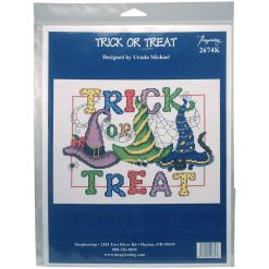Imaginating 10.5 x 8 Trick or Treat Counted Cross Stitch Kit