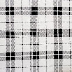 White Black Box Plaid Super Snuggle Flannel Fabric