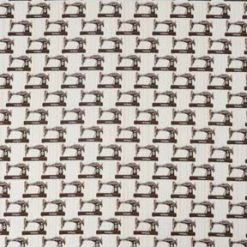 SINGER Sewing Machines on White Cotton Fabric by Keepsake Calico