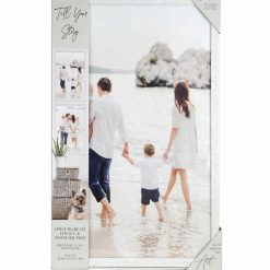 Enchante White Plastic 20 x 30 Photo Frames 2pk