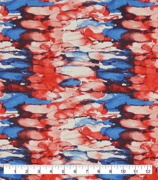 Patriotic Raindrops Super Snuggle Flannel Fabric - Image 2
