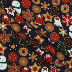 Cookies   Snowmen Super Snuggle Christmas Flannel Fabric