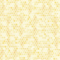 Hi Fashion Yellow Sunny Bee Honeycomb Premium Cotton Fabric