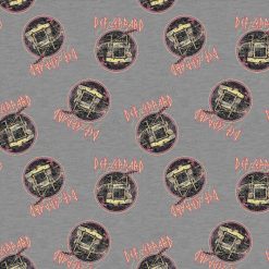 Def Leppard Icon Heathered Cotton Fabric