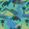 Dinosaur Landscape Blizzard Fleece Fabric