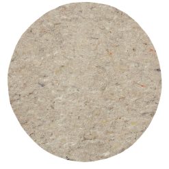 Dual Surface 1/4 Inch Rug Pad Gray 9 6 Round