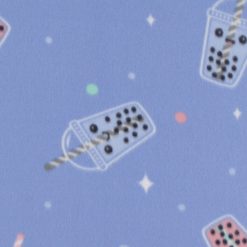 Boba Blizzard Prints Fleece Fabric