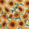 Intricate Sunflowers Anti Pill Fleece Fabric