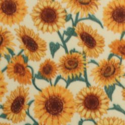 Intricate Sunflowers Anti Pill Fleece Fabric