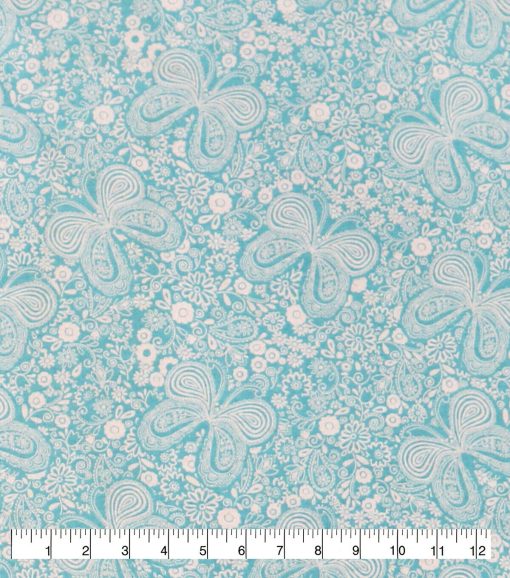 Butterfly 108 Wide Flannel Fabric - Image 5