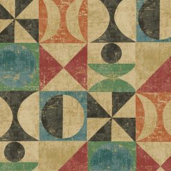 Surface Style 20.5  x 18  Noir Take Form Peel   Stick Wallpaper