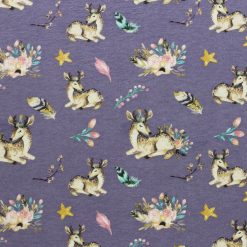 Floral Fawns Super Snuggle Flannel Fabric