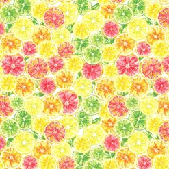 Fabric Traditions Novelty Cotton Fabric Lemon Lime Slices