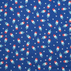 POP! Super Snuggle Patriotic Popsicle Flannel Fabric