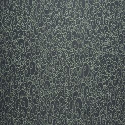 Dark Green Scrolls Cotton Fabric by Quilter s Showcase