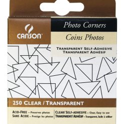 Canson 250pk Clear Self Adhesive Photo Corners