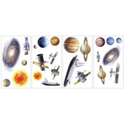 RoomMates Peel   Stick Wall Decals Space Travel
