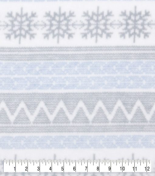 Fair Isle Sew Lush Fleece Fabric - Image 2