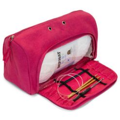 Susan Bates 12X5.5X5.5 Pink Yarn Storage Tote