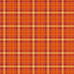 Rust Mustard Plaid Super Snuggle Flannel Fabric