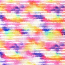 Multicolor Watercolor Striped Quilt Cotton Fabric by Keepsake Calico