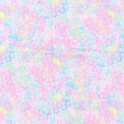 Pastel Tie Dye Eggs Easter Cotton Fabric