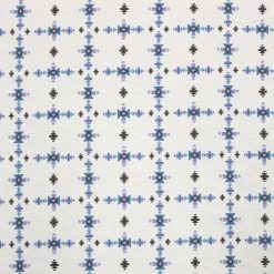 Small Blue Aztec Super Snuggle Flannel Fabric
