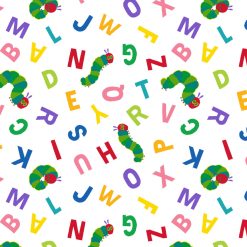 Eric Carle Caterpillar Abc Cotton Fabric