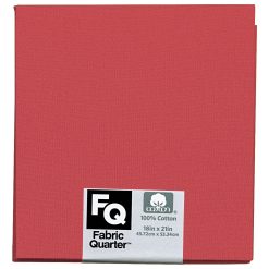 Coral 1 Piece Cotton Fabric Quarter