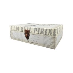 14 Paris Sketch Suitcase Box With Metal Closure by Hudson 43 - 1