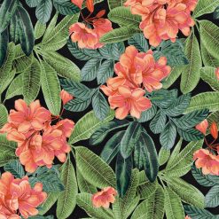 Tommy Bahama 20.5  x 18  Noir Darwin Flora Peel   Stick Wallpaper