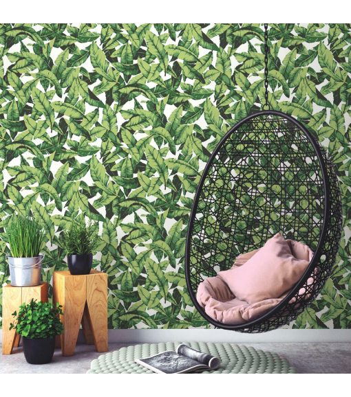 RoomMates Palm Leaf Peelable Wallpaper - Image 10