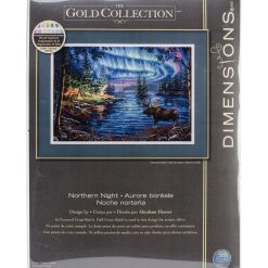 Dimensions 16 x 11 Northern Night Counted Cross Stitch Kit